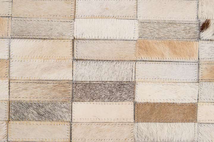 5' 2 x 7' 11 Cowhide - Patchwork Rug