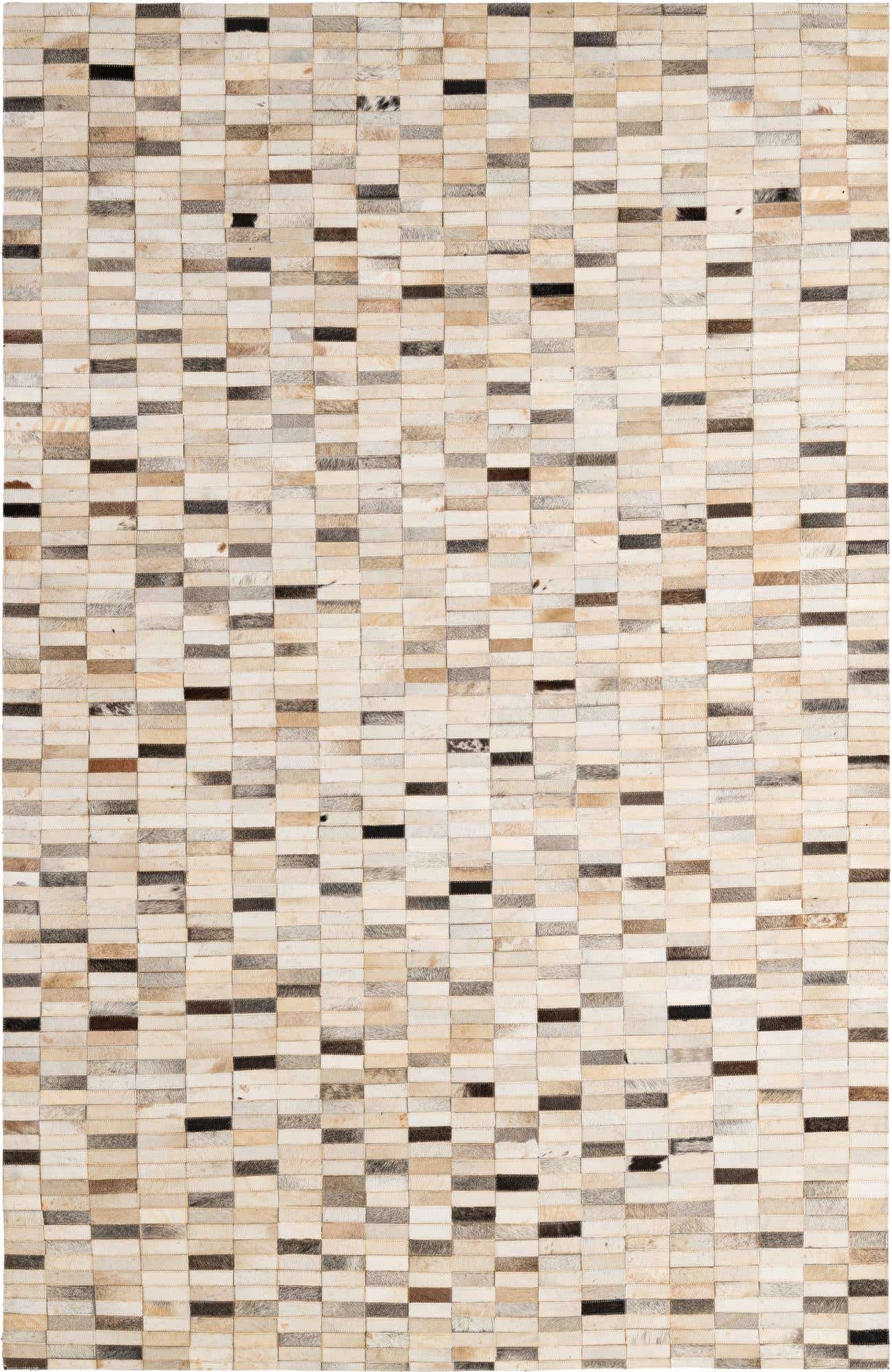 5' 2 x 7' 11 Cowhide - Patchwork Rug