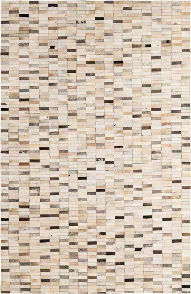 5' 2 x 7' 11 Cowhide - Patchwork Rug