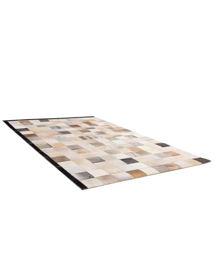 Detail image of 5' x 7' 10 Cowhide - Patchwork Rug