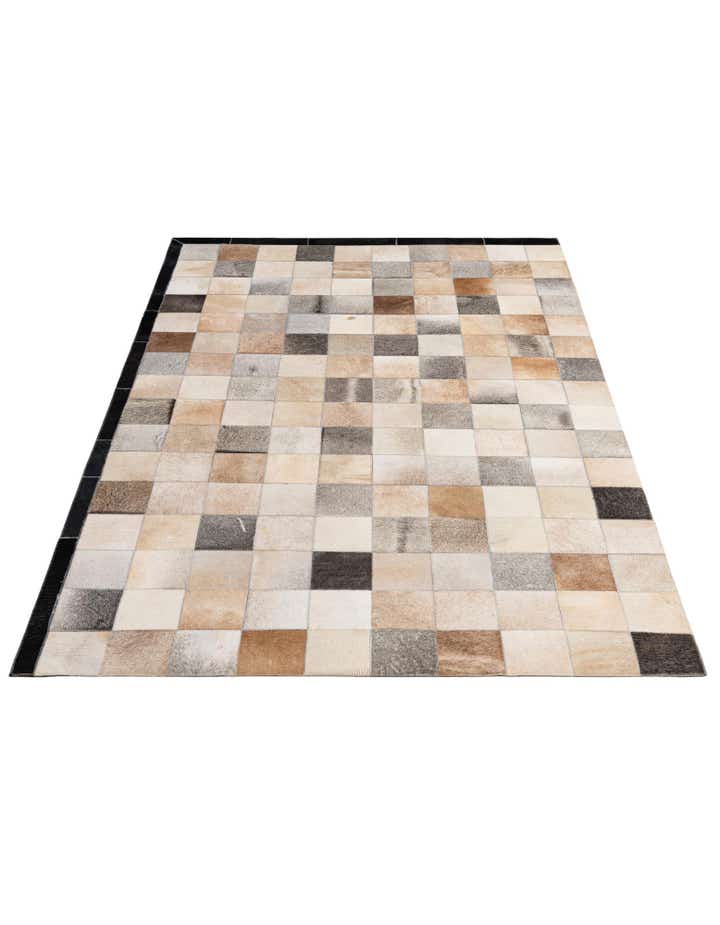 5' x 7' 10 Cowhide - Patchwork Rug
