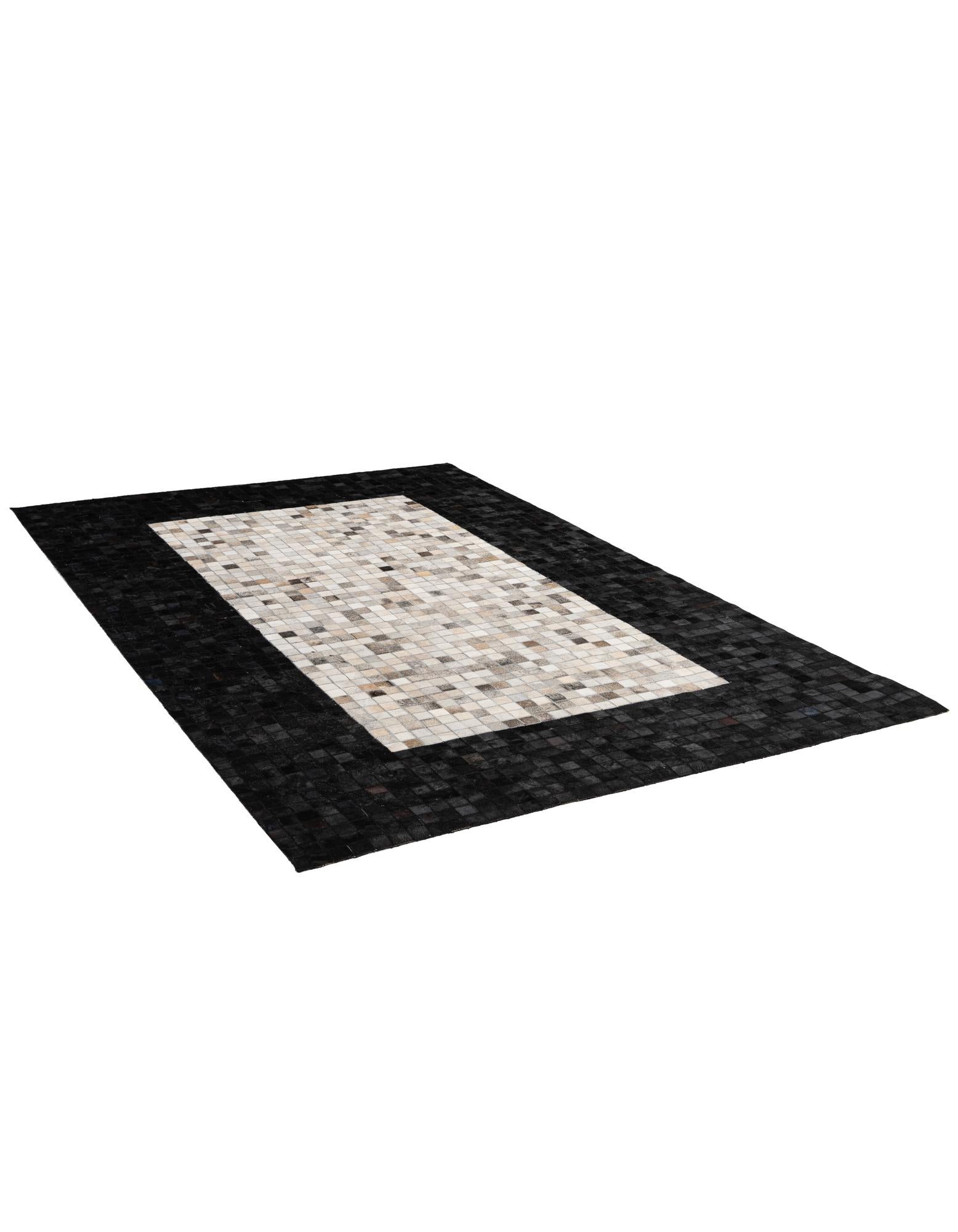 5' 1 x 7' 10 Cowhide - Patchwork Rug