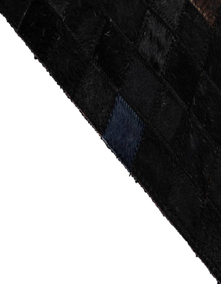 Detail image of 5' 1 x 7' 10 Cowhide - Patchwork Rug