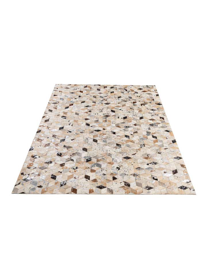 5' 3 x 8' Cowhide - Patchwork Rug
