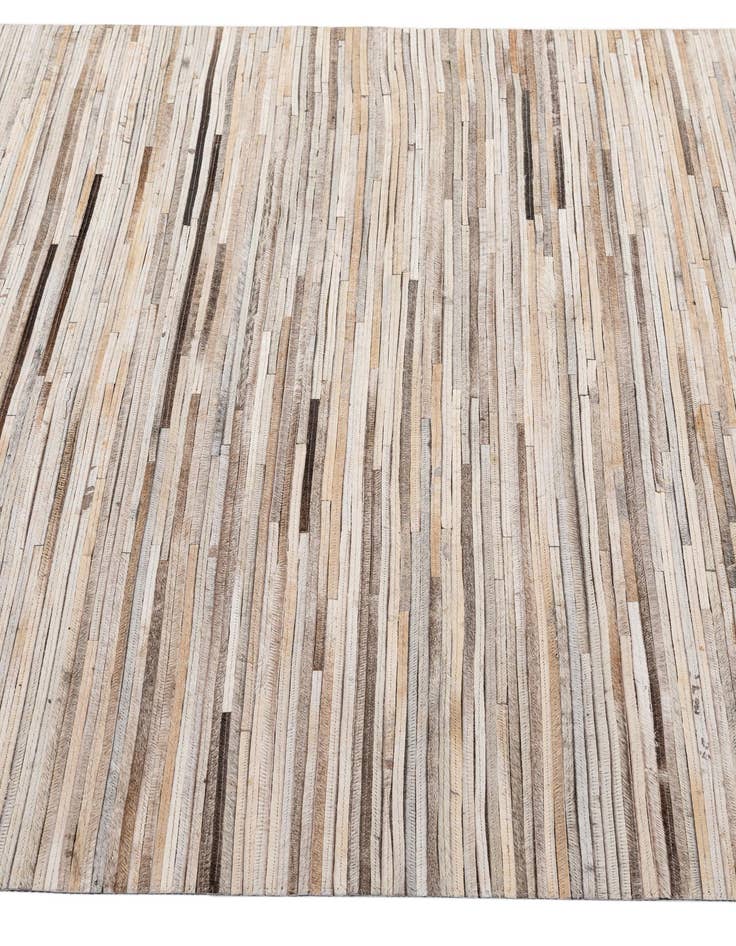 Detail image of 4' 11 x 8' 1 Cowhide - Patchwork Rug