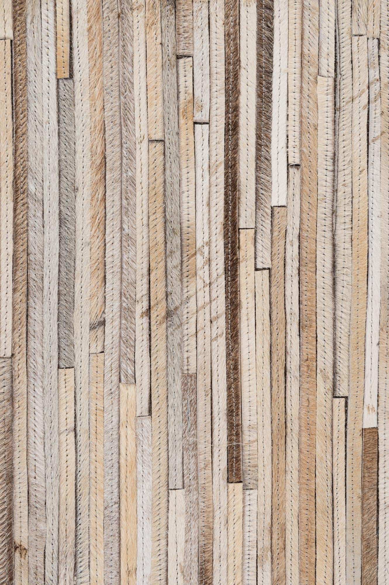 4' 11 x 8' 1 Cowhide - Patchwork Rug