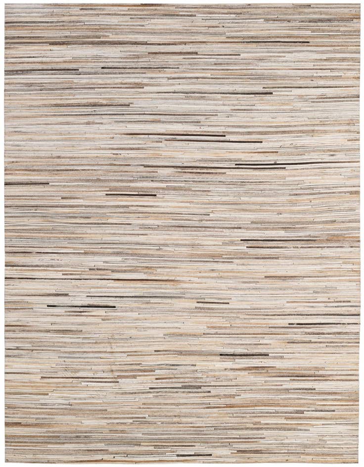 Detail image of 4' 11 x 8' 1 Cowhide - Patchwork Rug