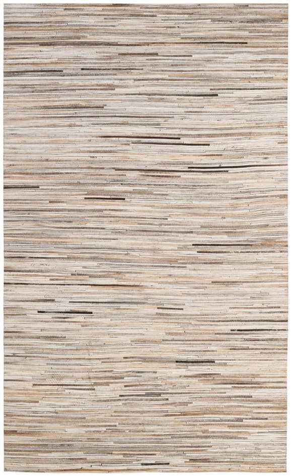 Detail image of 4' 11 x 8' 1 Cowhide - Patchwork Rug