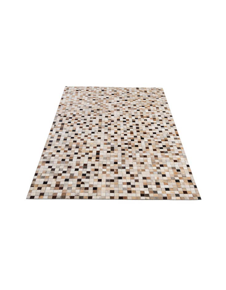 Detail image of 5' x 8' Cowhide - Patchwork Rug