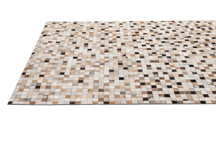 Detail image of 5' x 8' Cowhide - Patchwork Rug