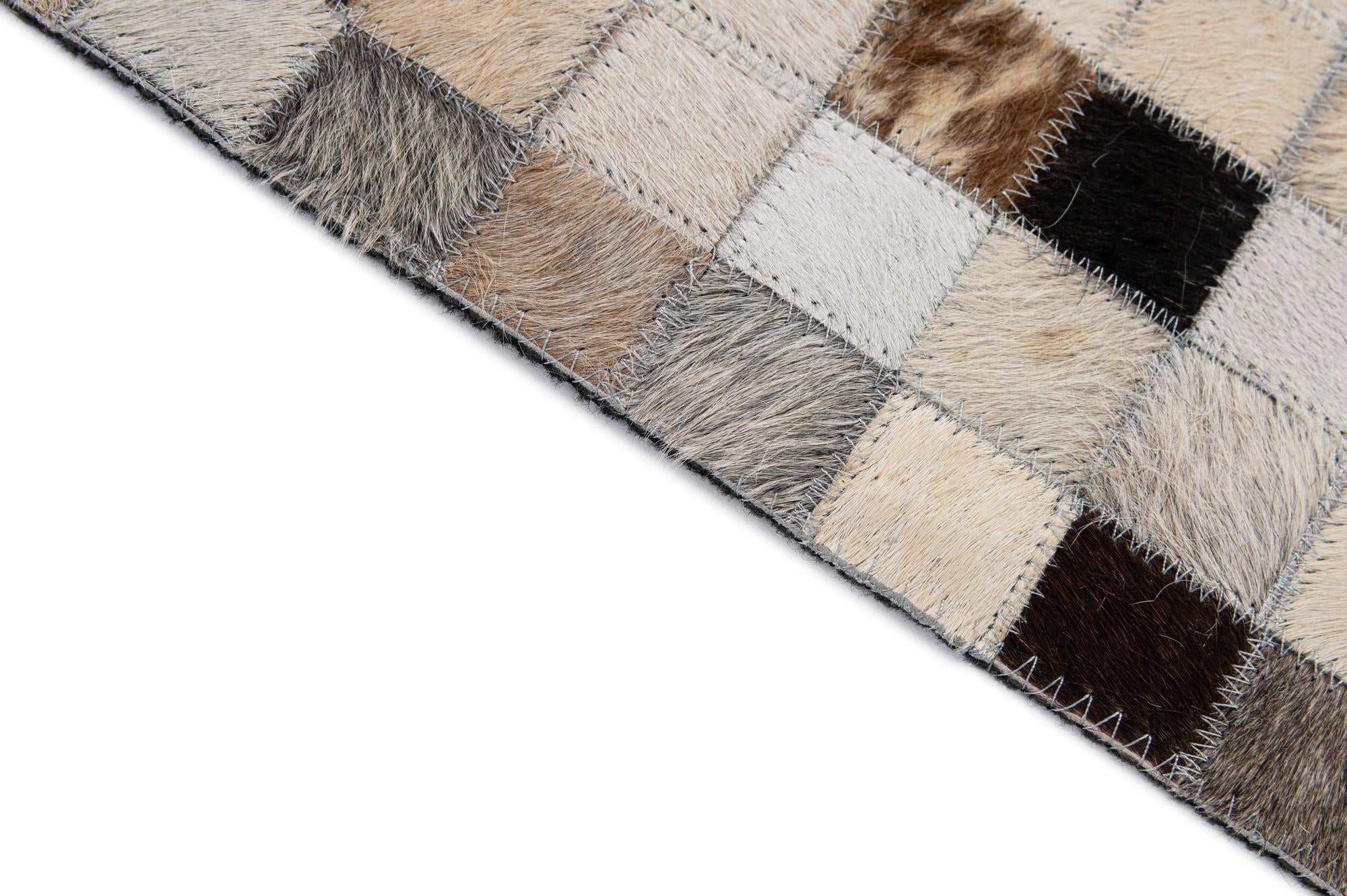 5' x 8' Cowhide - Patchwork Rug