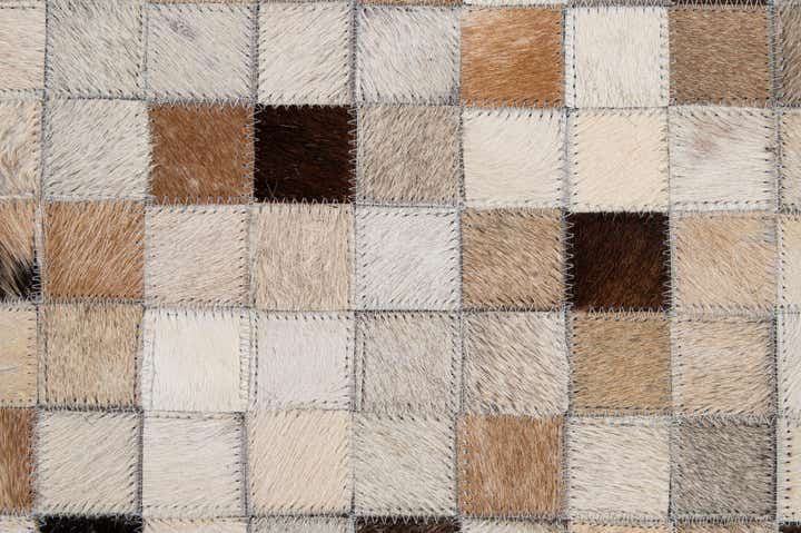 5' x 8' Cowhide - Patchwork Rug