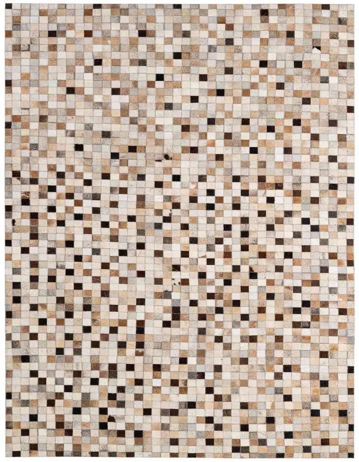 Detail image of 5' x 8' Cowhide - Patchwork Rug