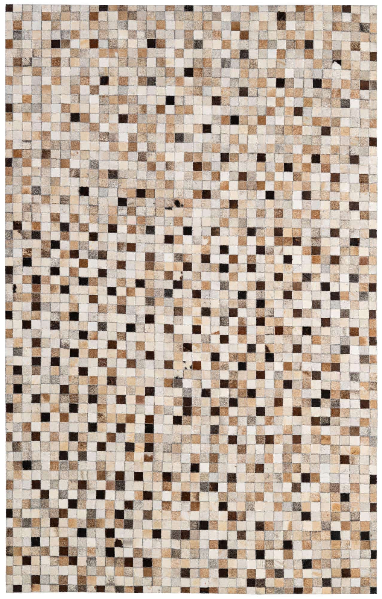 5' x 8' Cowhide - Patchwork Rug