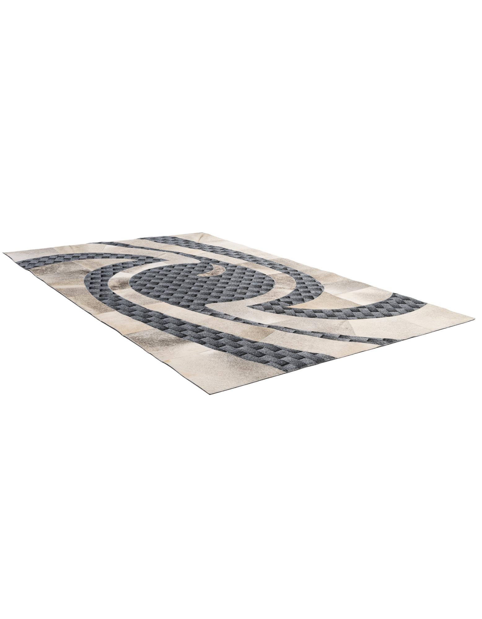 5' x 8' Cowhide - Patchwork Rug