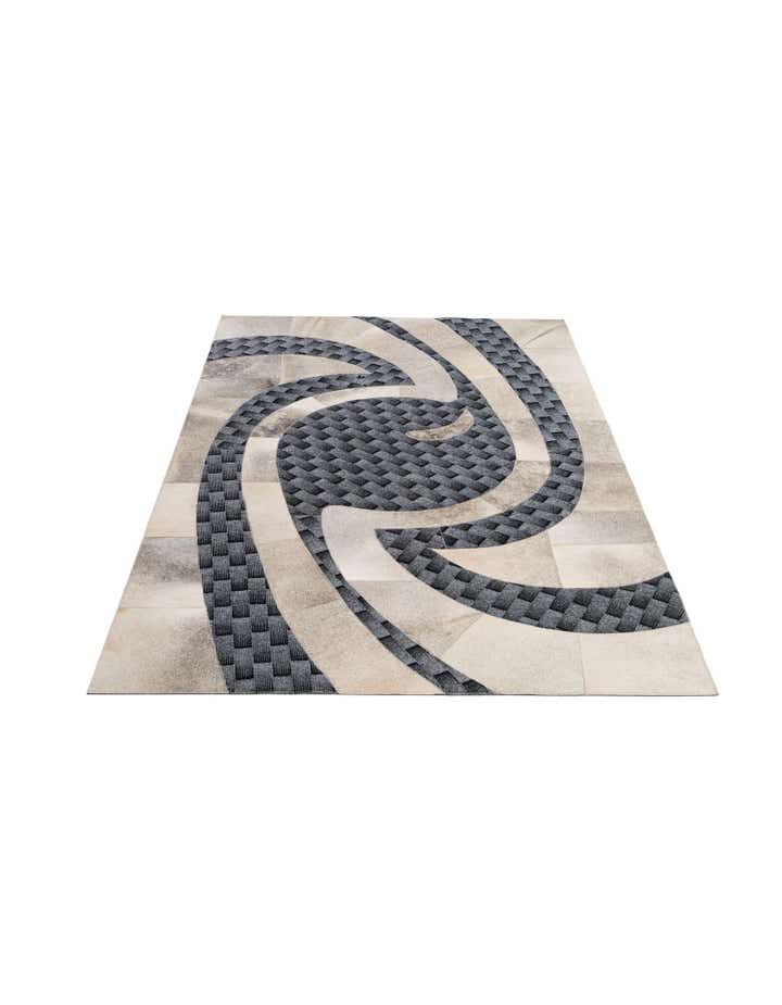 5' x 8' Cowhide - Patchwork Rug