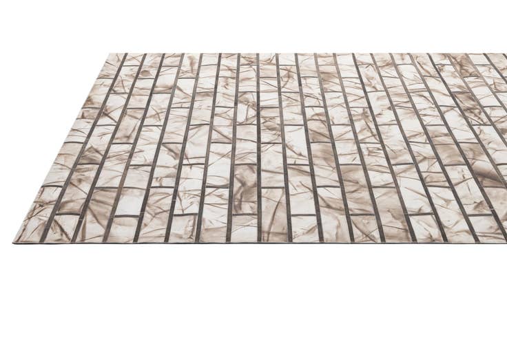 Detail image of 5' 2 x 8' 1 Cowhide - Patchwork Rug
