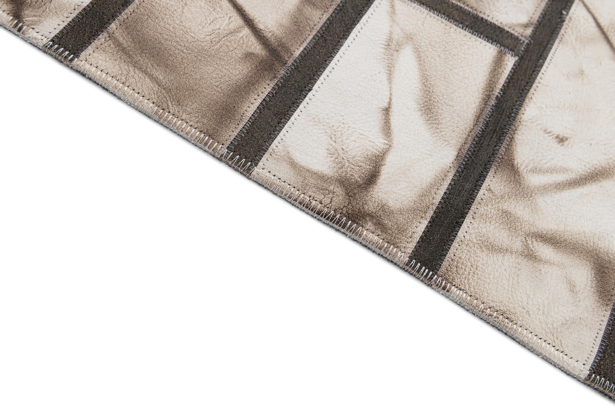 5' 2 x 8' 1 Cowhide - Patchwork Rug