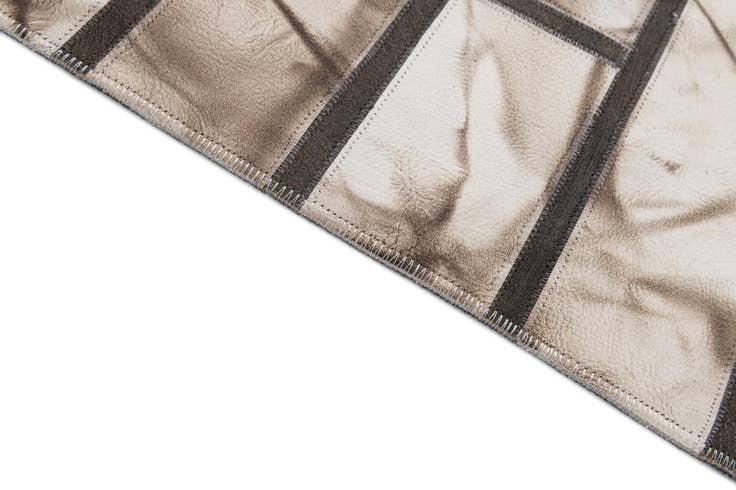 Detail image of 5' 2 x 8' 1 Cowhide - Patchwork Rug