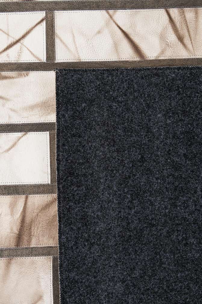 5' 2 x 8' 1 Cowhide - Patchwork Rug