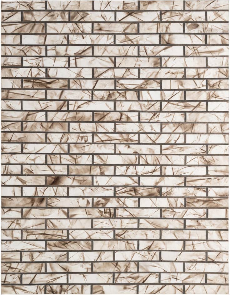 Detail image of 5' 2 x 8' 1 Cowhide - Patchwork Rug
