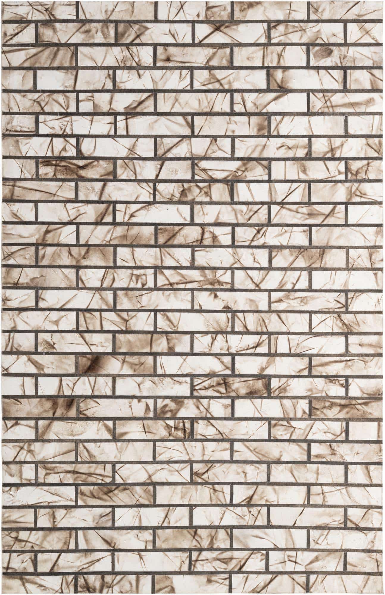 5' 2 x 8' 1 Cowhide - Patchwork Rug