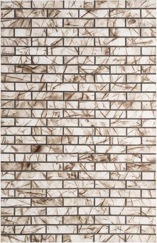 5' 2 x 8' 1 Cowhide - Patchwork Rug