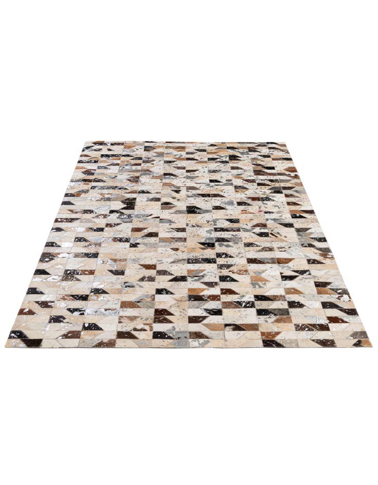 Detail image of 4' x 5' 11 Cowhide - Patchwork Rug