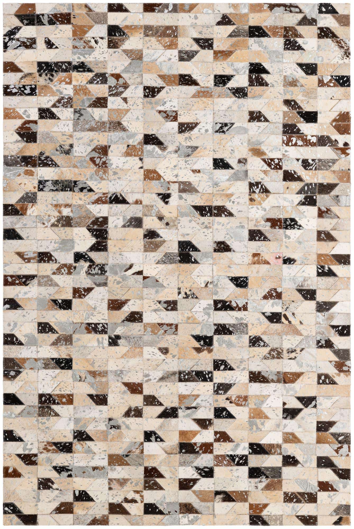 4' x 5' 11 Cowhide - Patchwork Rug
