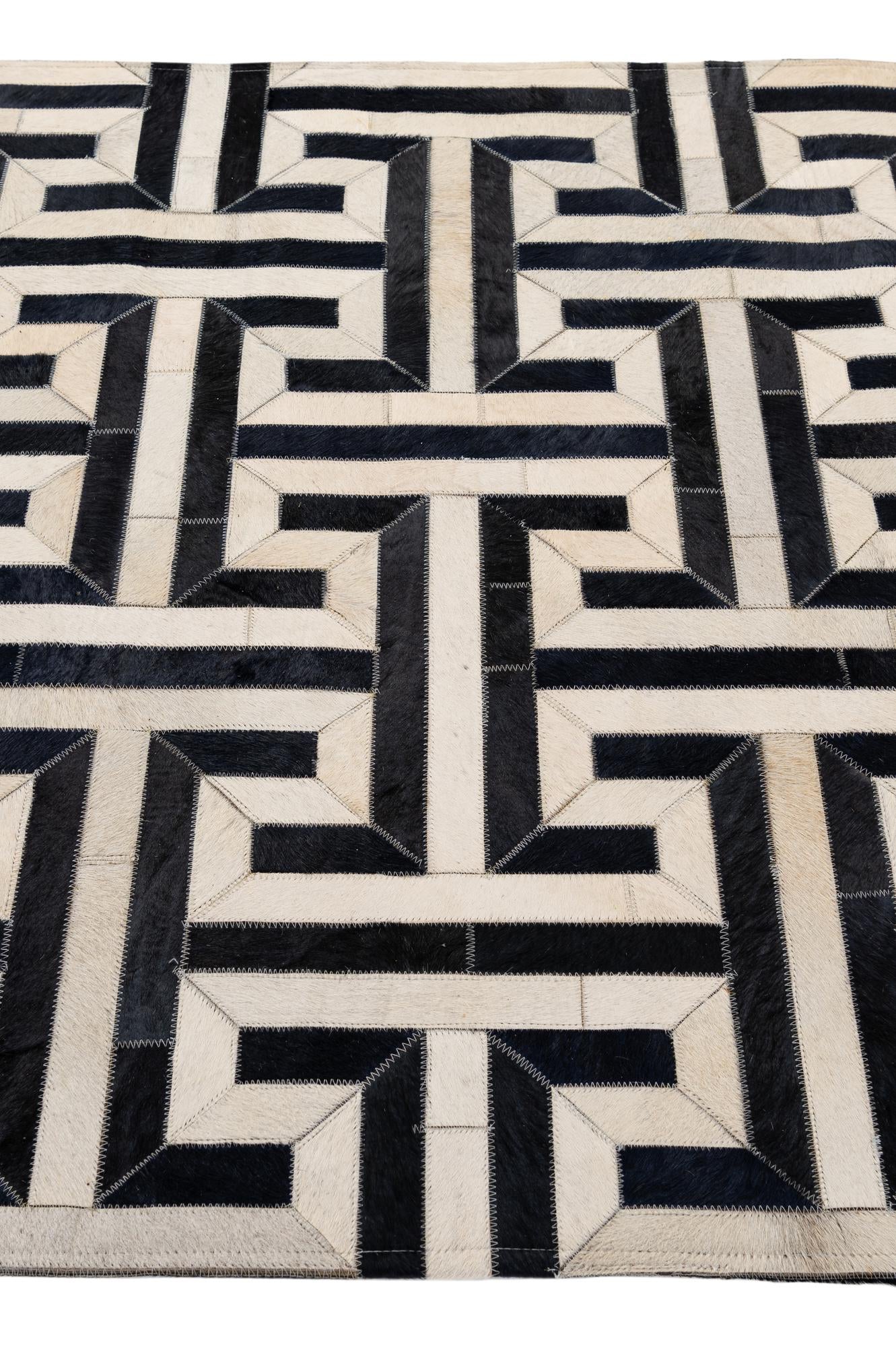 4' x 6' 1 Cowhide - Patchwork Rug