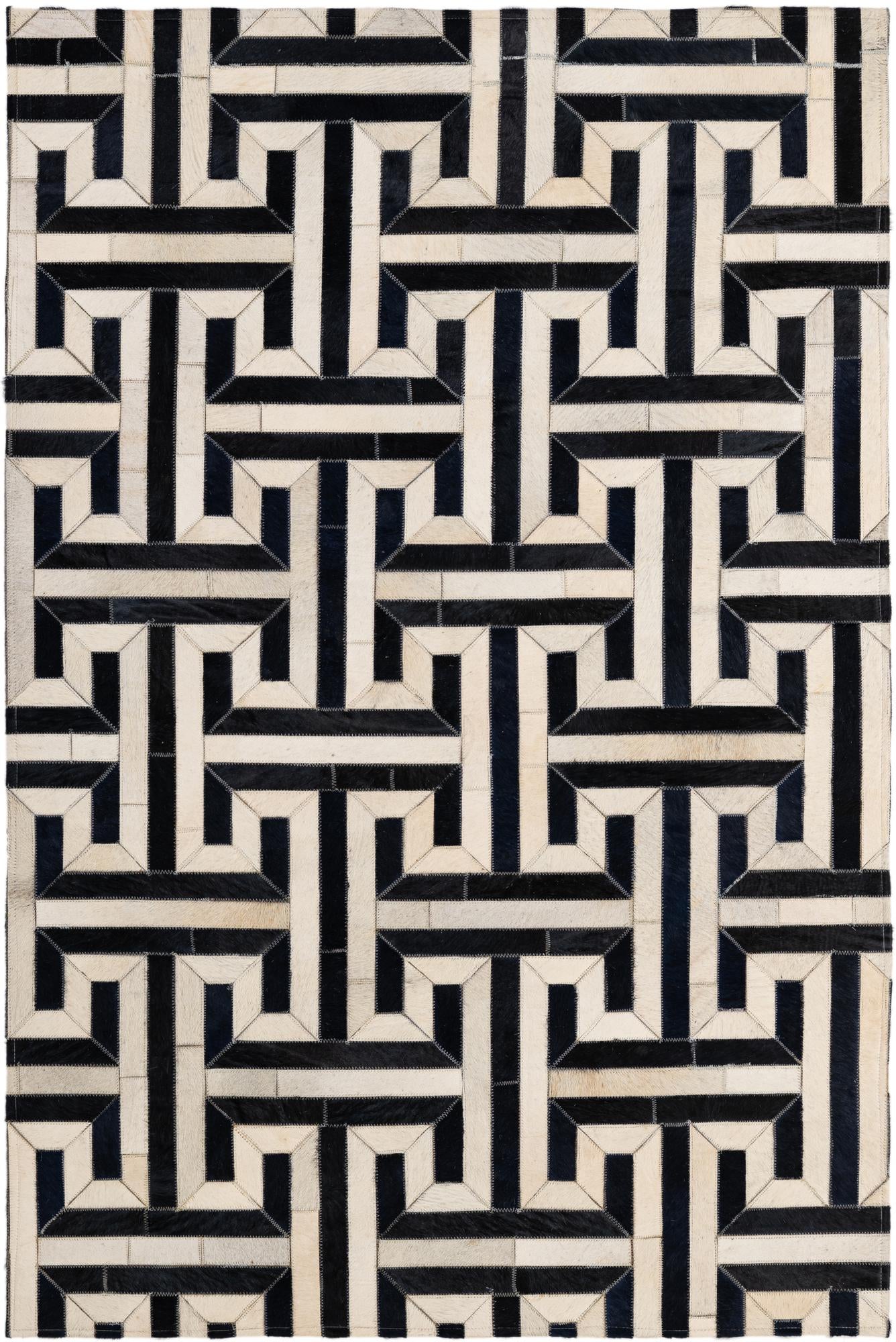 4' x 6' 1 Cowhide - Patchwork Rug