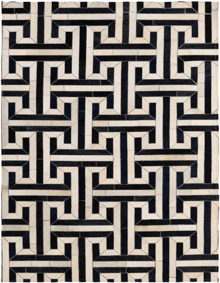 Detail image of 4' x 6' 1 Cowhide - Patchwork Rug