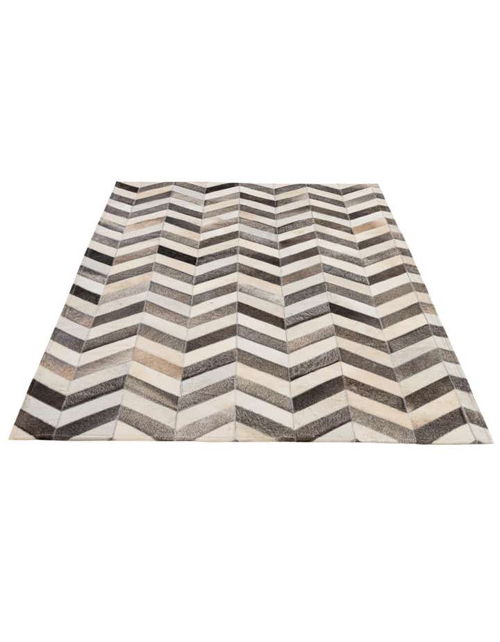 4' 1 x 6' 1 Cowhide - Patchwork Rug