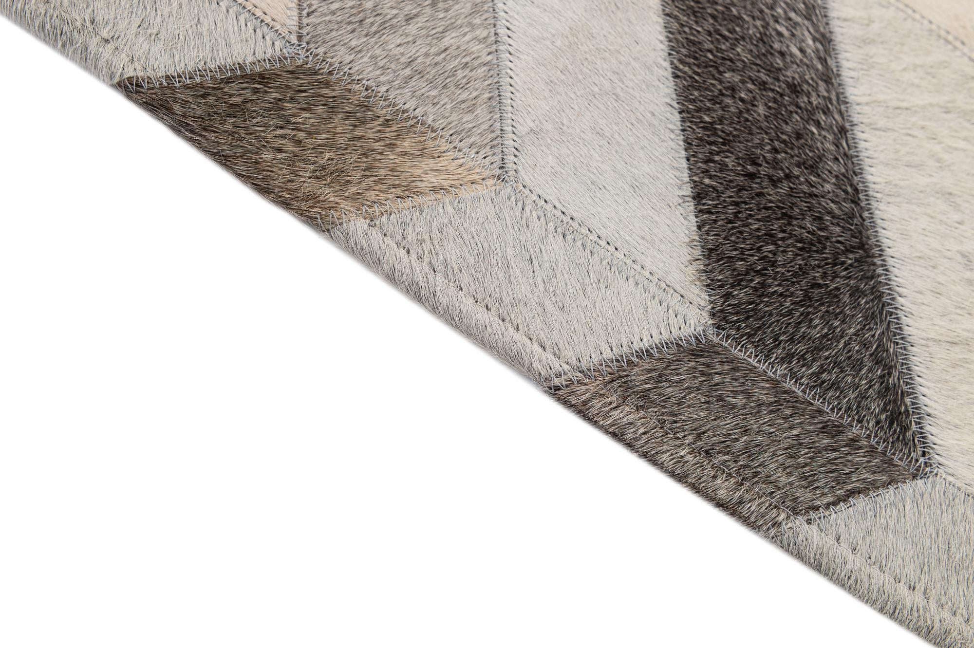 4' 2 x 6' 1 Cowhide - Patchwork Rug