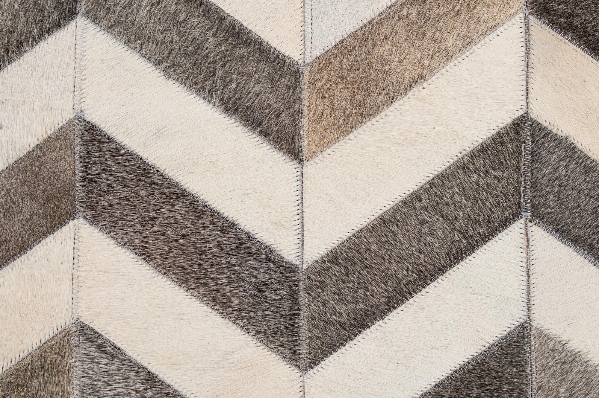 4' 2 x 6' 1 Cowhide - Patchwork Rug