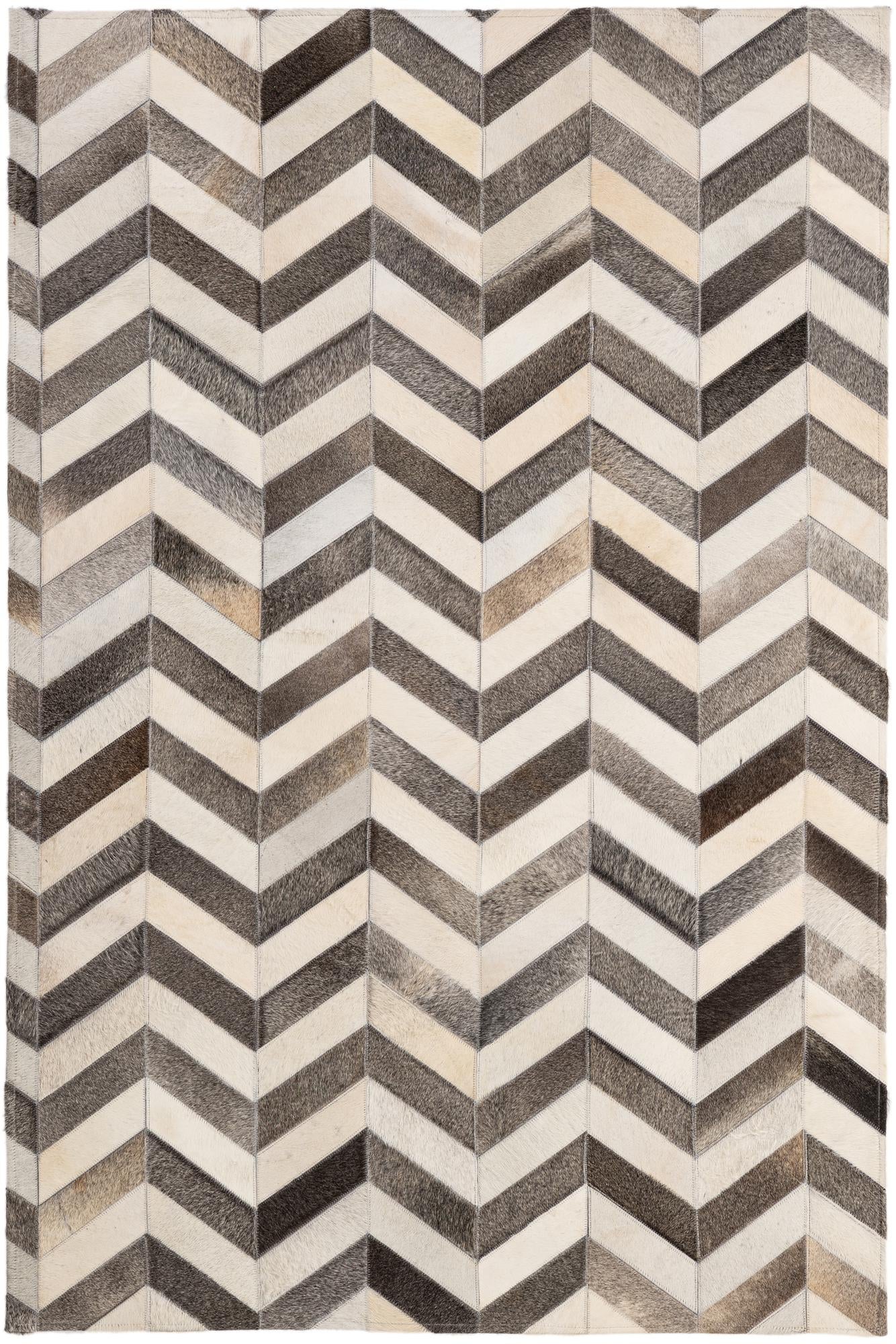 4' 2 x 6' 1 Cowhide - Patchwork Rug