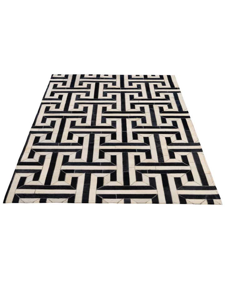 4' 1 x 6' 1 Cowhide - Patchwork Rug