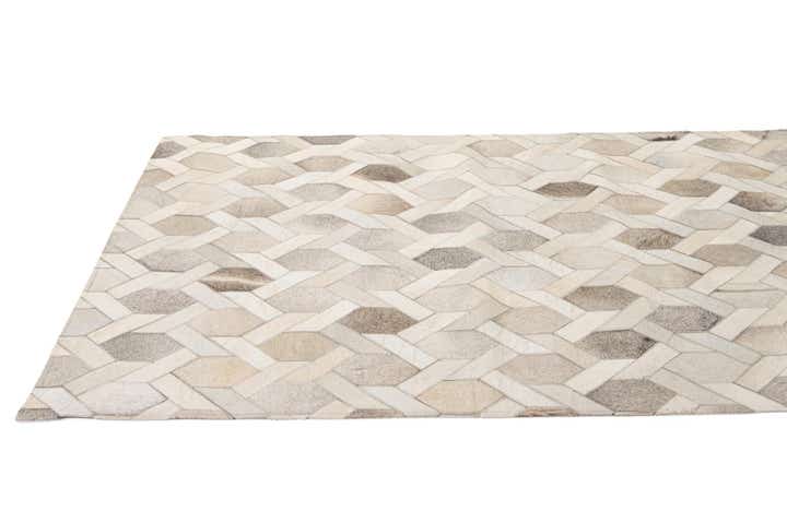 4' 1 x 5' 11 Cowhide - Patchwork Rug