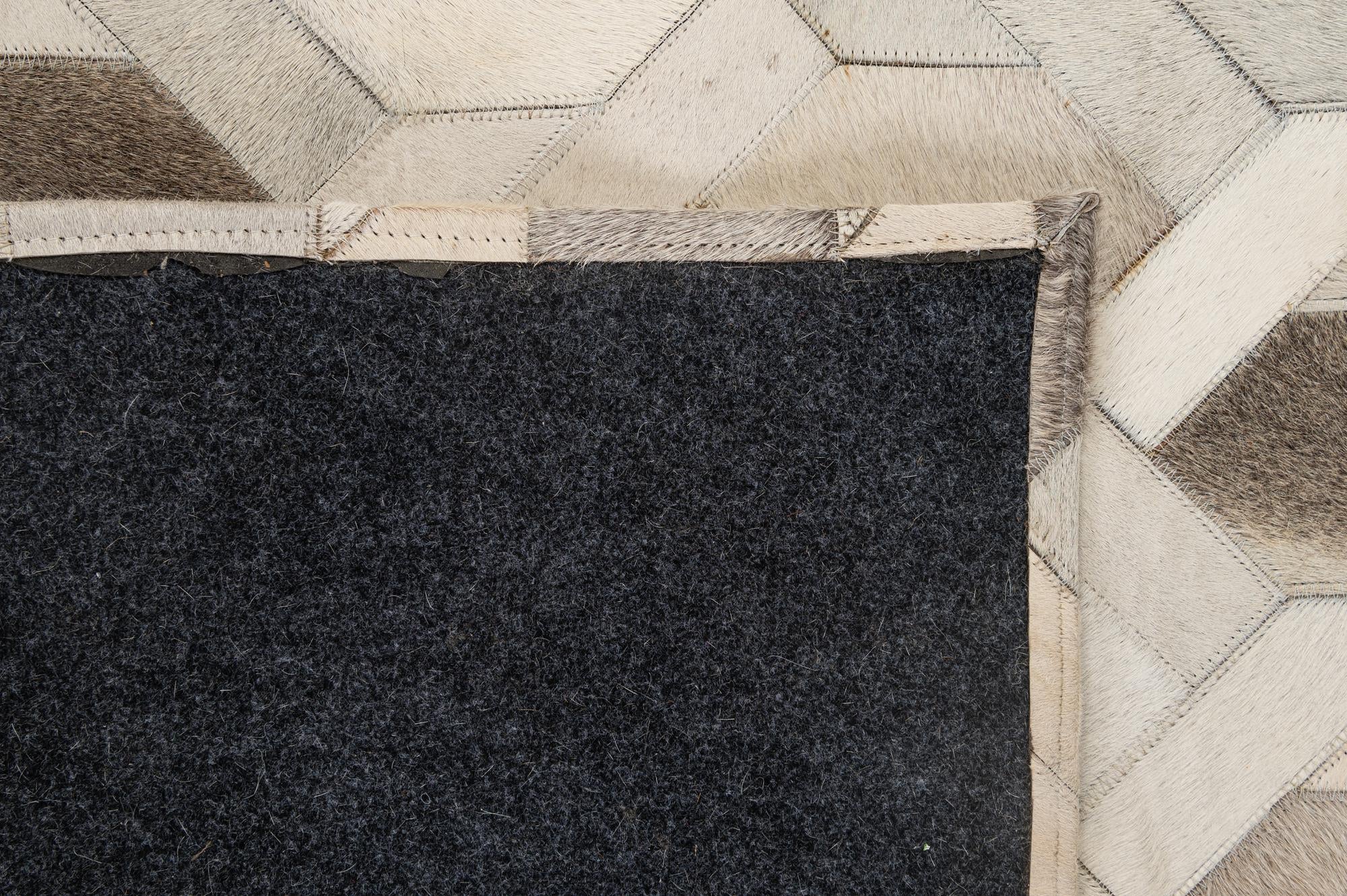 4' 1 x 5' 11 Cowhide - Patchwork Rug