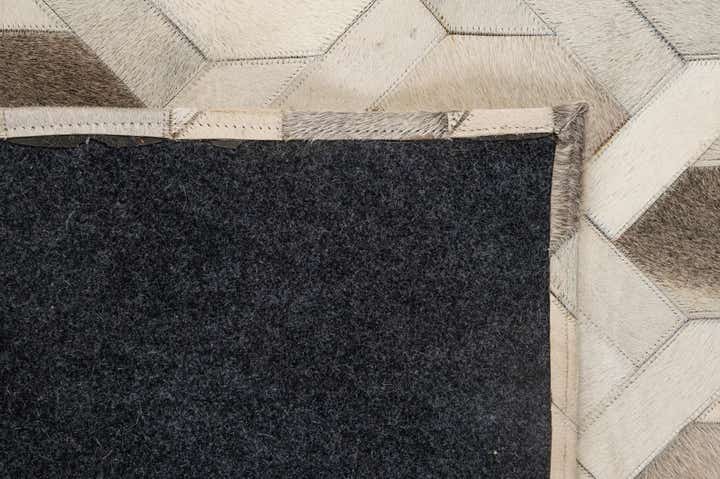 4' 1 x 5' 11 Cowhide - Patchwork Rug