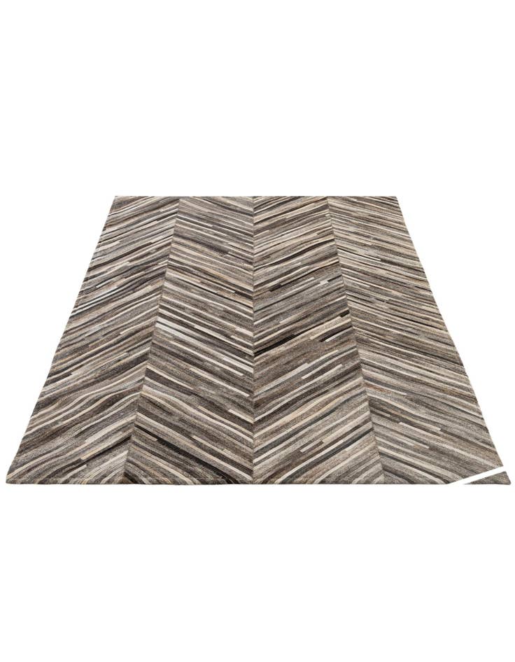 Detail image of 3' 11 x 6' 1 Cowhide - Patchwork Rug