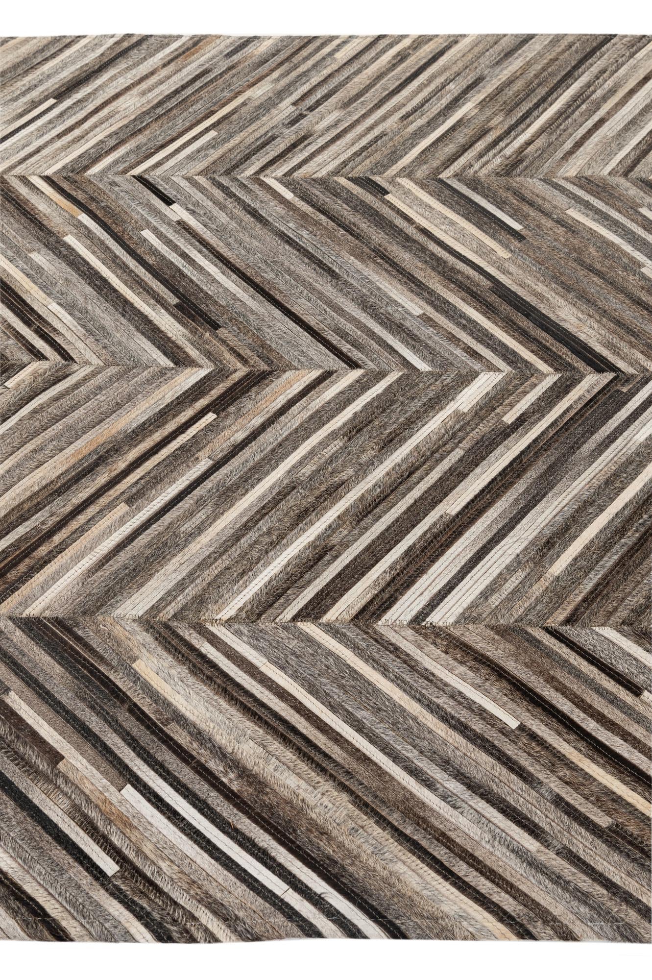 3' 11 x 6' 1 Cowhide - Patchwork Rug