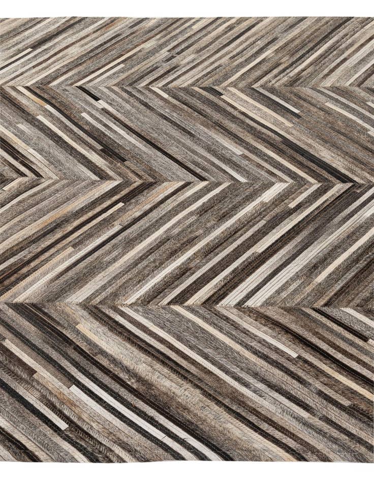 Detail image of 3' 11 x 6' 1 Cowhide - Patchwork Rug