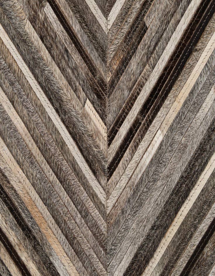 Detail image of 3' 11 x 6' 1 Cowhide - Patchwork Rug