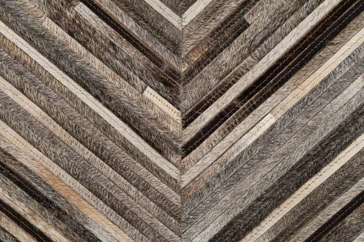 3' 11 x 6' 1 Cowhide - Patchwork Rug