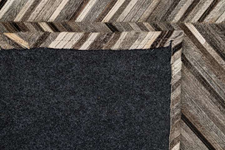 3' 11 x 6' 1 Cowhide - Patchwork Rug