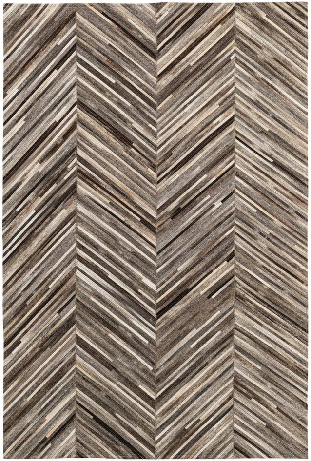 Detail image of 3' 11 x 6' 1 Cowhide - Patchwork Rug