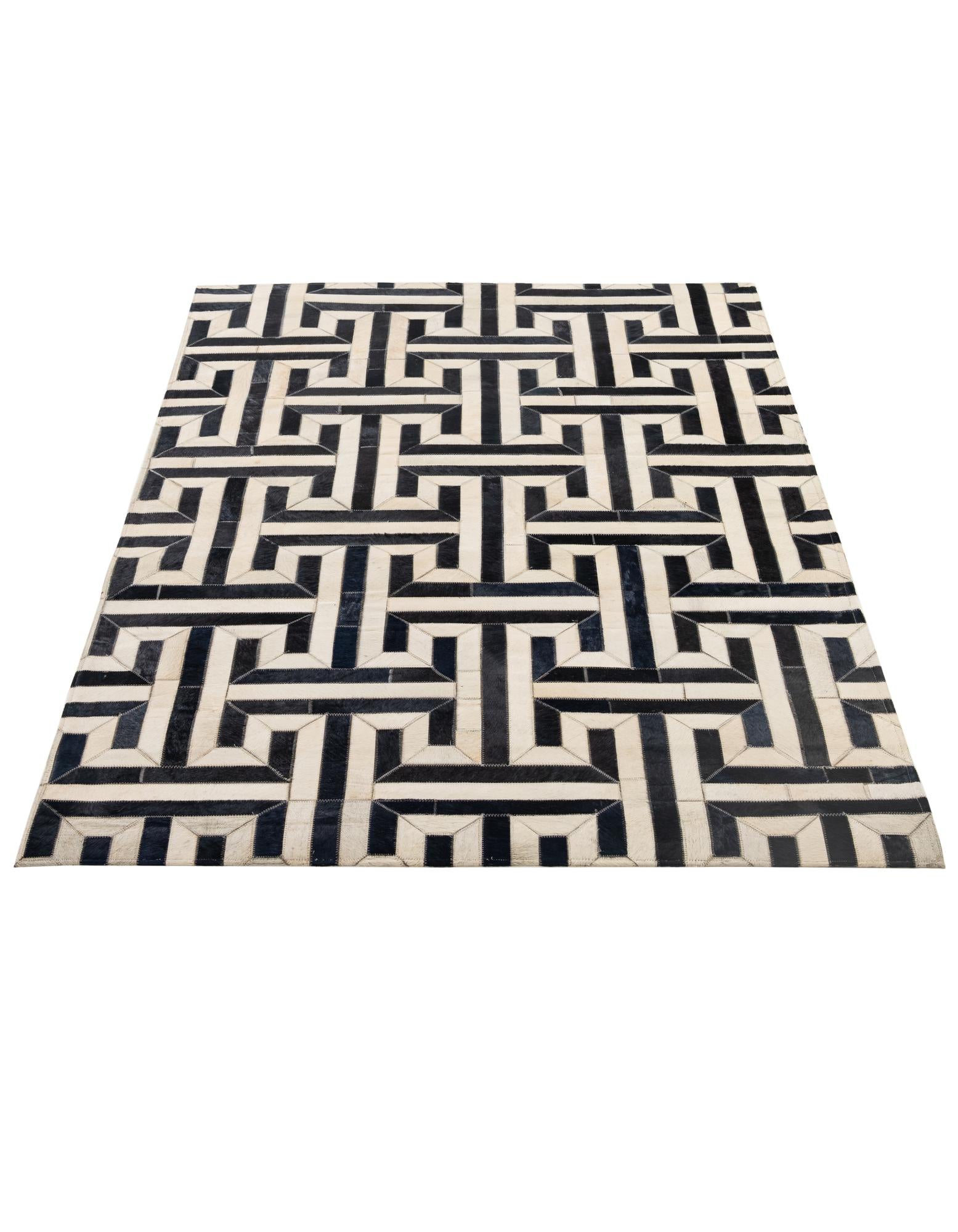 4' 2 x 6' 2 Cowhide - Patchwork Rug