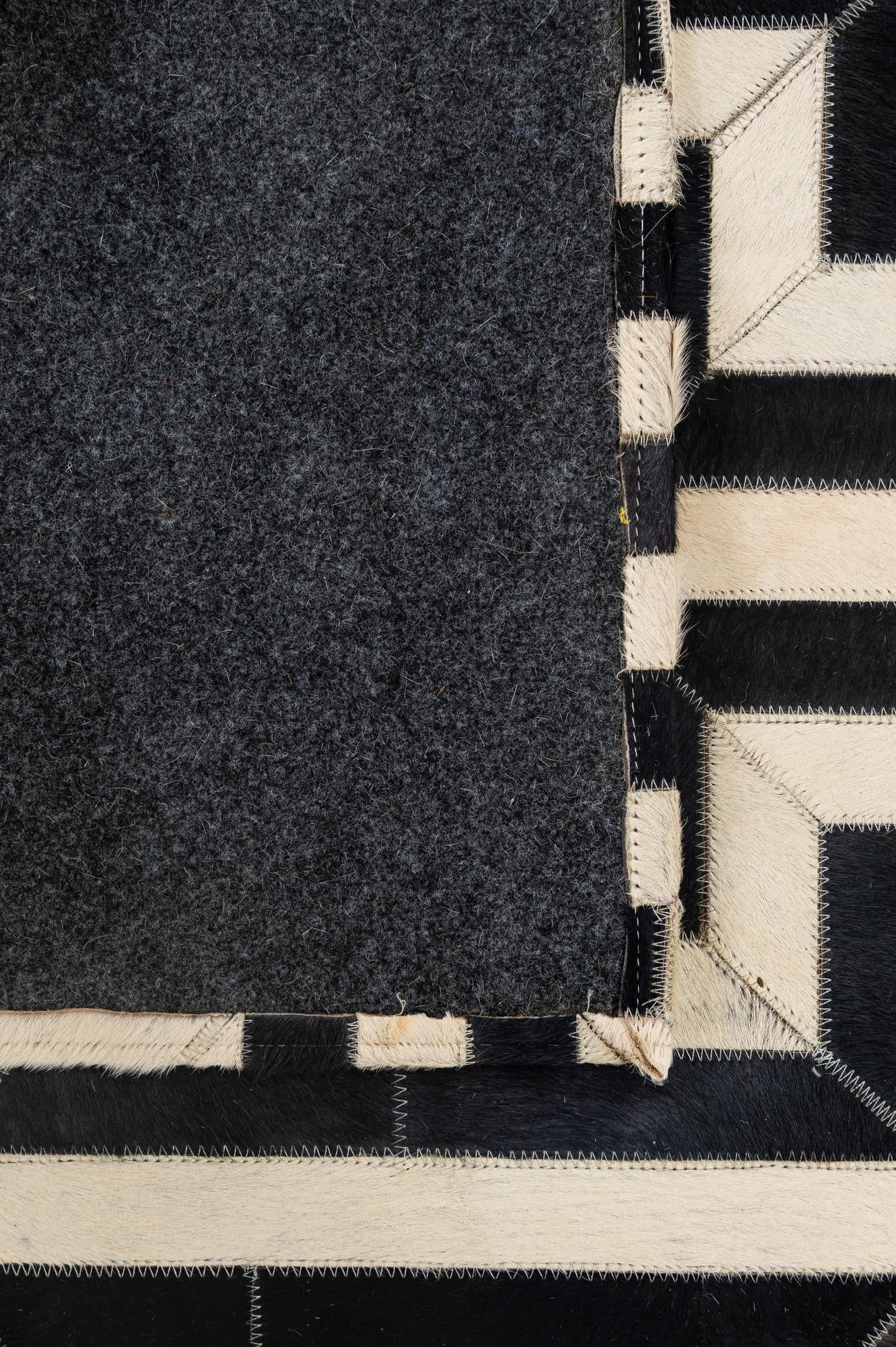 4' 2 x 6' 2 Cowhide - Patchwork Rug