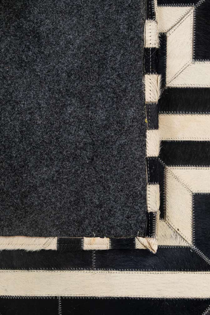 4' 2 x 6' 2 Cowhide - Patchwork Rug
